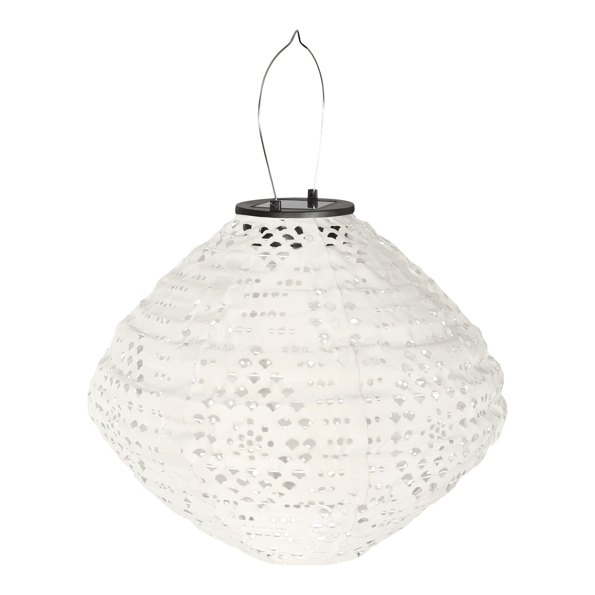 Harwood – LED Laterne, weiß, aufladbar